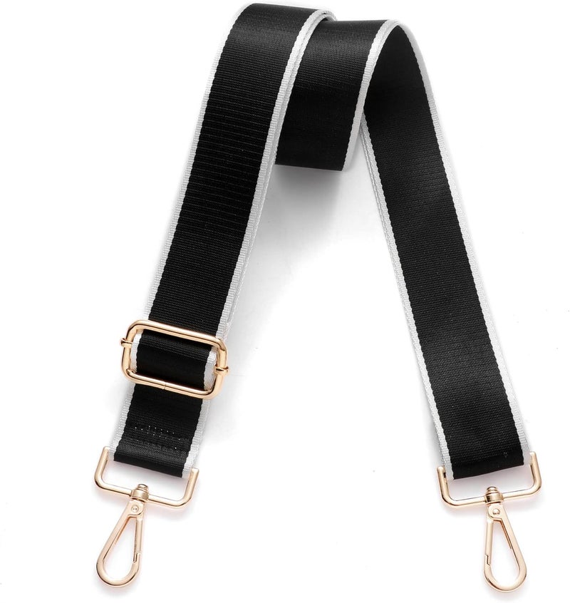 S-Jacorry Purse Strap Replacement Crossbody Wide Shoulder Strap Adjustable Canvas Straps Handbag Strap Replacement Belts - Image 1